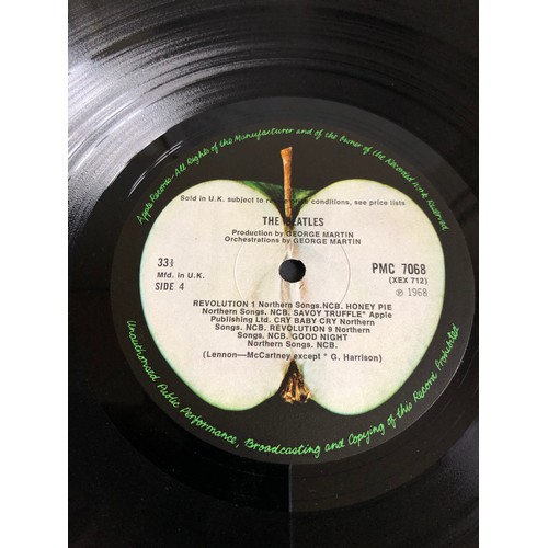 218 - Beatles. The White Album. Cover No.0037764. Matrix No. as note pictured. Includes photographic image... 