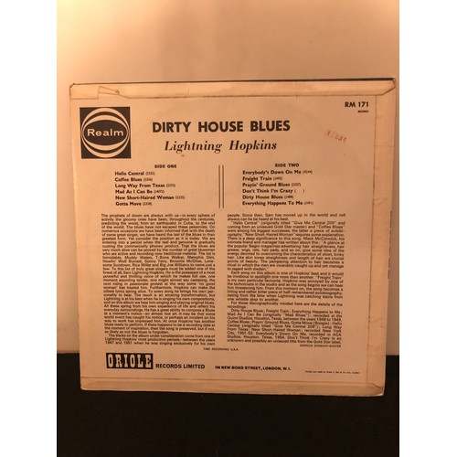 233 - Lightning Hopkins. Dirty House Blues. RM171