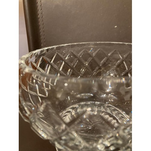 245 - Small crystal rose bowl