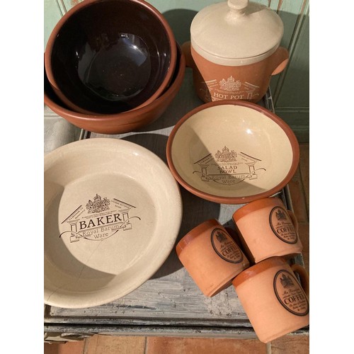 254 - Collection of Barum and other pottery