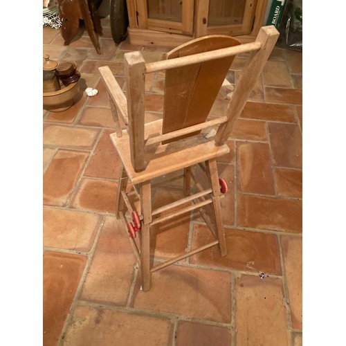 259 - Wooden Dolls chair