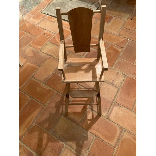 259 - Wooden Dolls chair