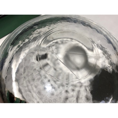 280 - Large Dartington clear glass bowl