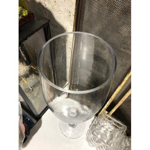 293 - Huge hand blown wine glass