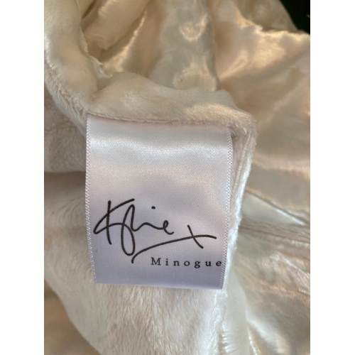 348 - Luxurious Faux fur cream blanket/throw by Kylie