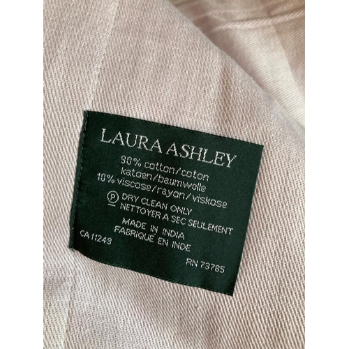 352 - Laura Ashley lilac patchwork throw