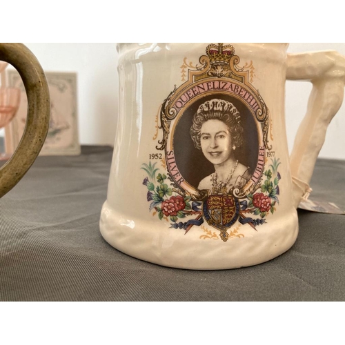 409 - Selection of mugs from Queen Elizabeth