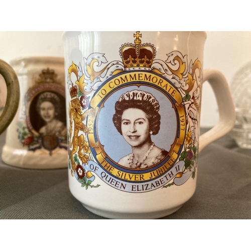 409 - Selection of mugs from Queen Elizabeth