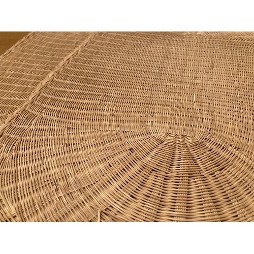 435 - Set of wicker table place mats