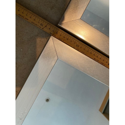 465 - Pair of Large Modern mirrors framed