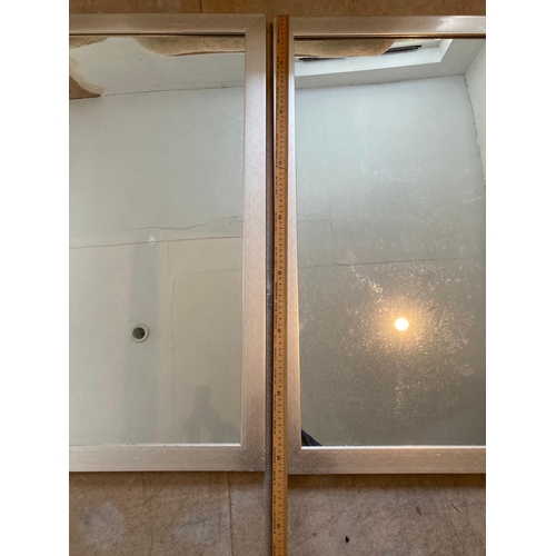 465 - Pair of Large Modern mirrors framed