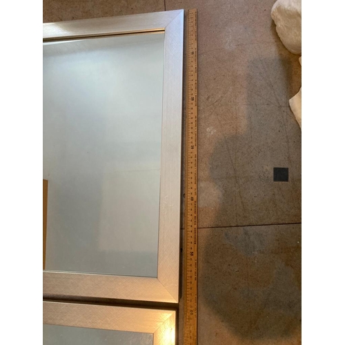 465 - Pair of Large Modern mirrors framed