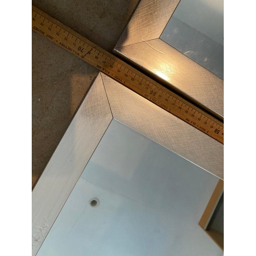 465 - Pair of Large Modern mirrors framed