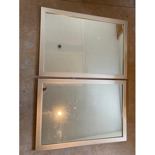 465 - Pair of Large Modern mirrors framed