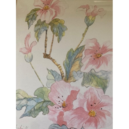 469 - John Hill Floral designed watercolour pictures