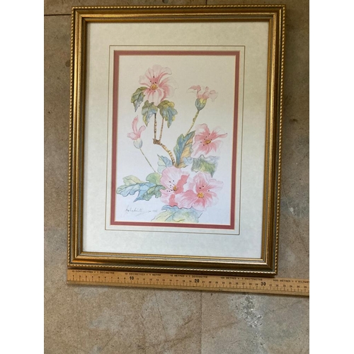 469 - John Hill Floral designed watercolour pictures