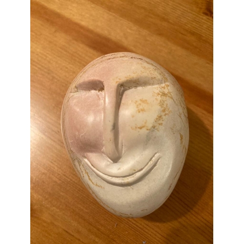 497 - Marble head sculpture