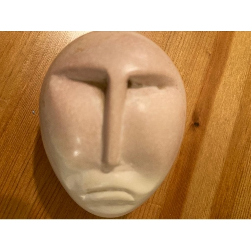 497 - Marble head sculpture