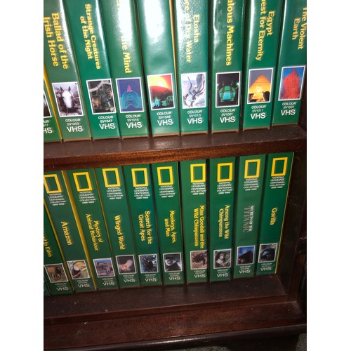 602 - Set of National Geographic Centennial collection. Full set as pictured. Cabinet is not included and ... 