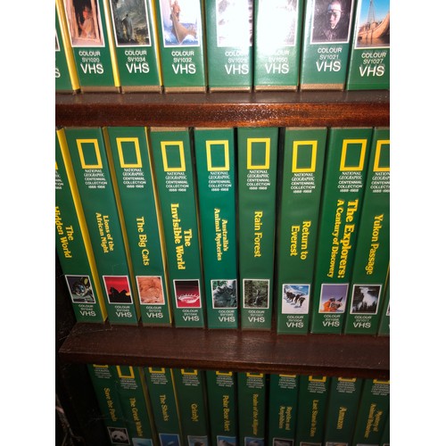 602 - Set of National Geographic Centennial collection. Full set as pictured. Cabinet is not included and ... 