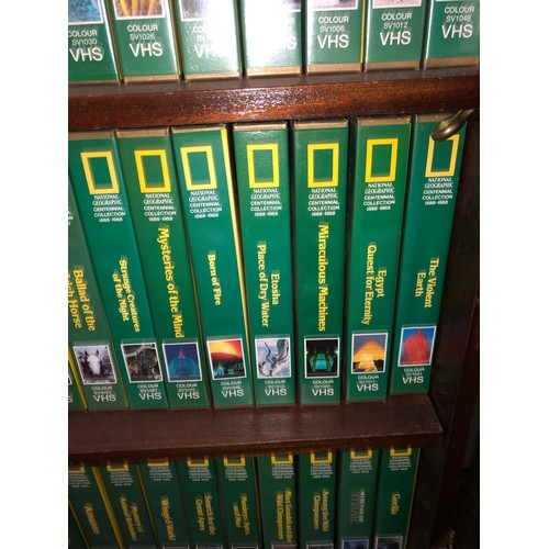 602 - Set of National Geographic Centennial collection. Full set as pictured. Cabinet is not included and ... 