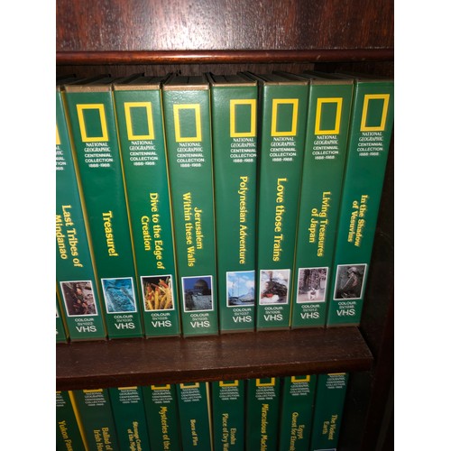 602 - Set of National Geographic Centennial collection. Full set as pictured. Cabinet is not included and ... 