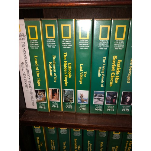 602 - Set of National Geographic Centennial collection. Full set as pictured. Cabinet is not included and ... 