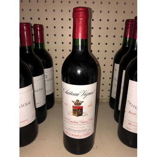 649 - 1 bottle of 1991 Chateau Vignot Saint-Emilion Grand Cru, France. Stored in a temperature and humidit... 