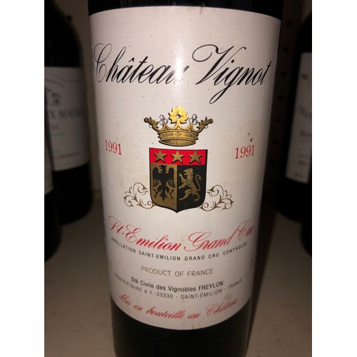 649 - 1 bottle of 1991 Chateau Vignot Saint-Emilion Grand Cru, France. Stored in a temperature and humidit... 