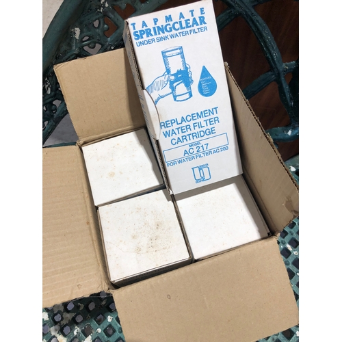 663 - 4 xTap Mate spring Clear water filters in box and unused. Model AC217 for filter AC200