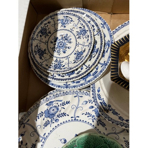 768 - Box of Johnson’s Indes plates and other chinaware