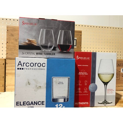 770 - Arcroc and Spiegelau boxed glasses