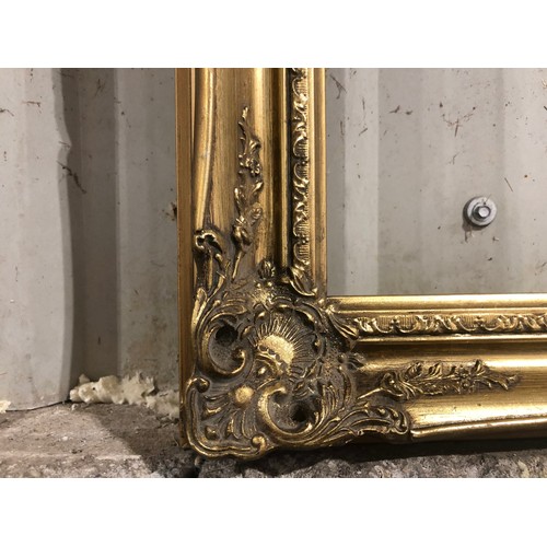 843 - Nice old gilt on wood picture frame.