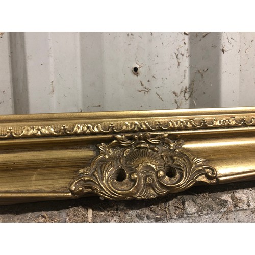 843 - Nice old gilt on wood picture frame.