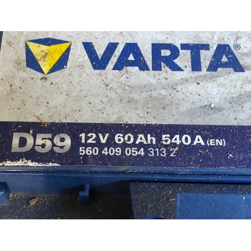 850 - 60ah Varta Blue Dynamic car battery 12 volt.