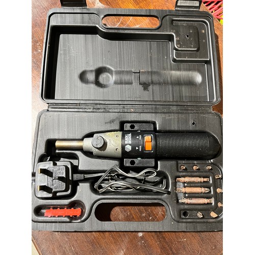 879 - Black and Decker electric screwdriver.