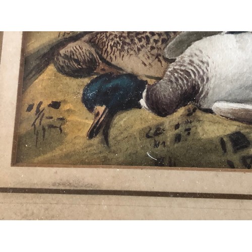 917 - Unsigned oil painting of Mallard ducks by Henry Grant.
Offered for sale by Henrys Great granddaughte... 