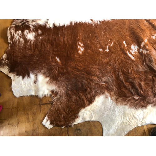 925 - Superb Longhorn Bull hide rug approx 8