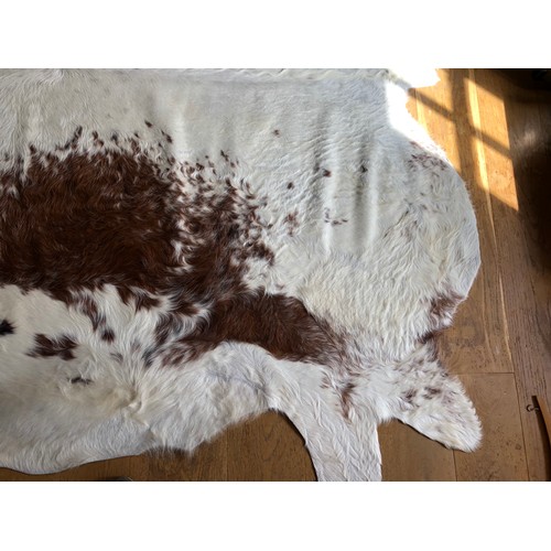 927 - Superb Longhorn Bull hide rug approx 8