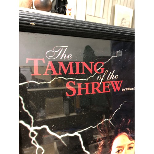 947 - The Taming of the Shrew - Royal Shakespeare Company Theatre Poster Framed.