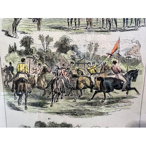 996 - John Swain Polo print. Military Polo at Hurlingham