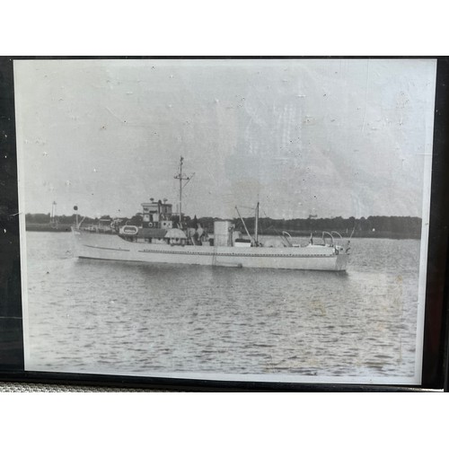 1004 - Old mounted photographs of ships by George Oakly