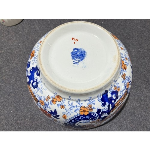 1025 - A pair of large Ridgeways Chinese Japan pattern fruit bowl