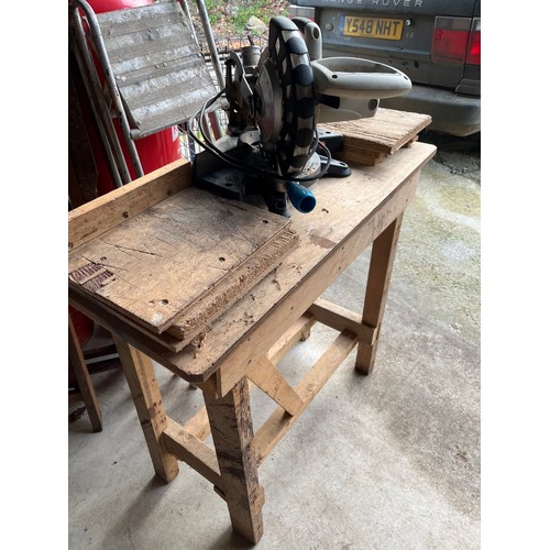 1134 - Chop saw on bench