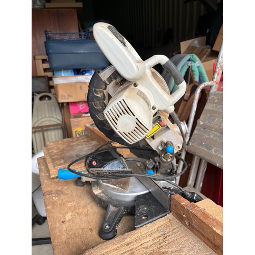 1134 - Chop saw on bench