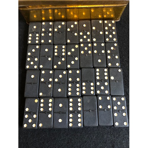 1138 - Empire Domino Set. Full 28 pieces with original box