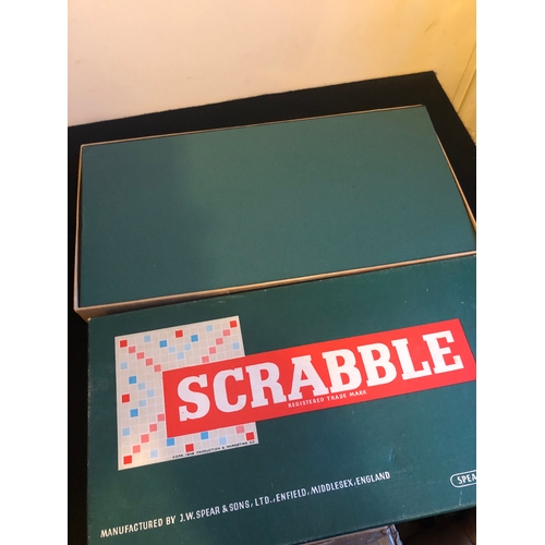 1142 - Vintage Scrabble game by Spear’s Games. Complete.