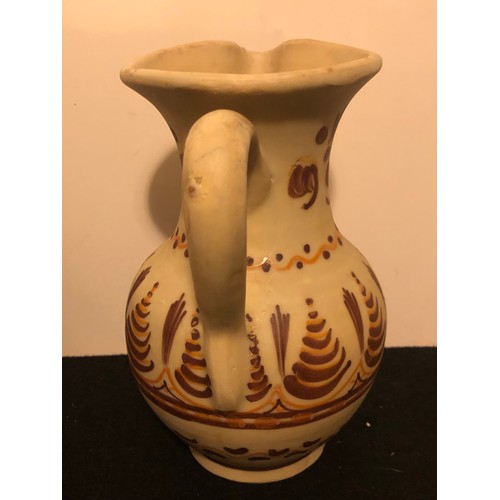 1147 - Ceramic jug from Las Palmas Gran Canaria. Signed and initialed