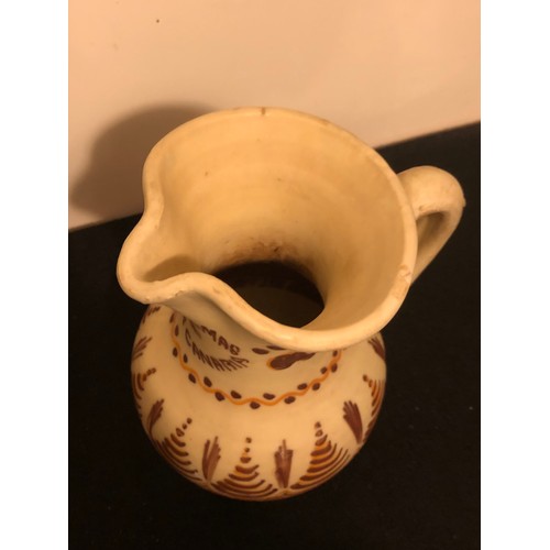 1147 - Ceramic jug from Las Palmas Gran Canaria. Signed and initialed