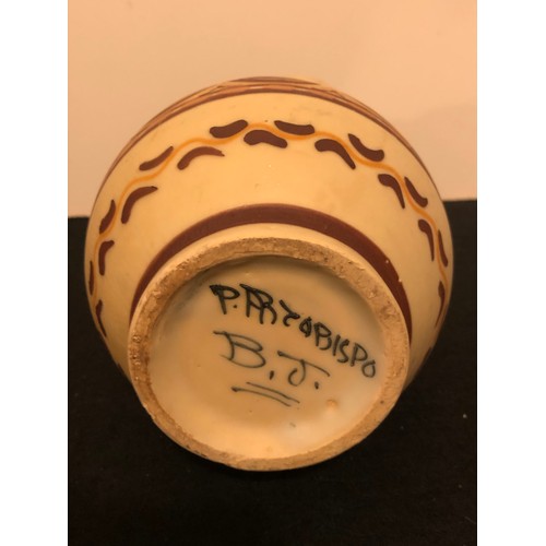 1147 - Ceramic jug from Las Palmas Gran Canaria. Signed and initialed